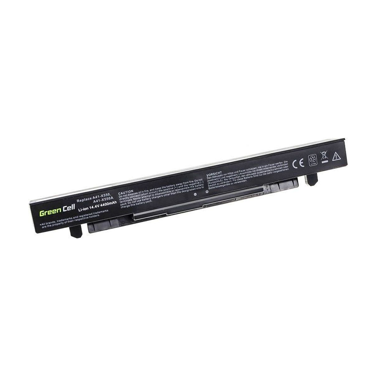A41-X550A Laptop Battery for Asus A550, K550, R510, Green Cell 4400mAh 1