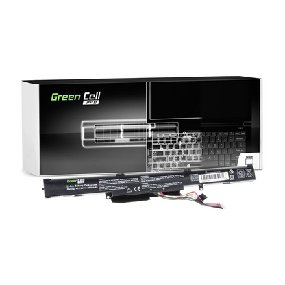 A41-X550E Laptop Battery for Asus A450, A550, F550, Green Cell 2600mAh