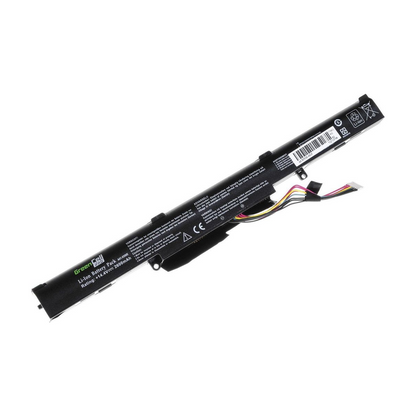 A41-X550E Laptop Battery for Asus A450, A550, F550, Green Cell 2600mAh 4