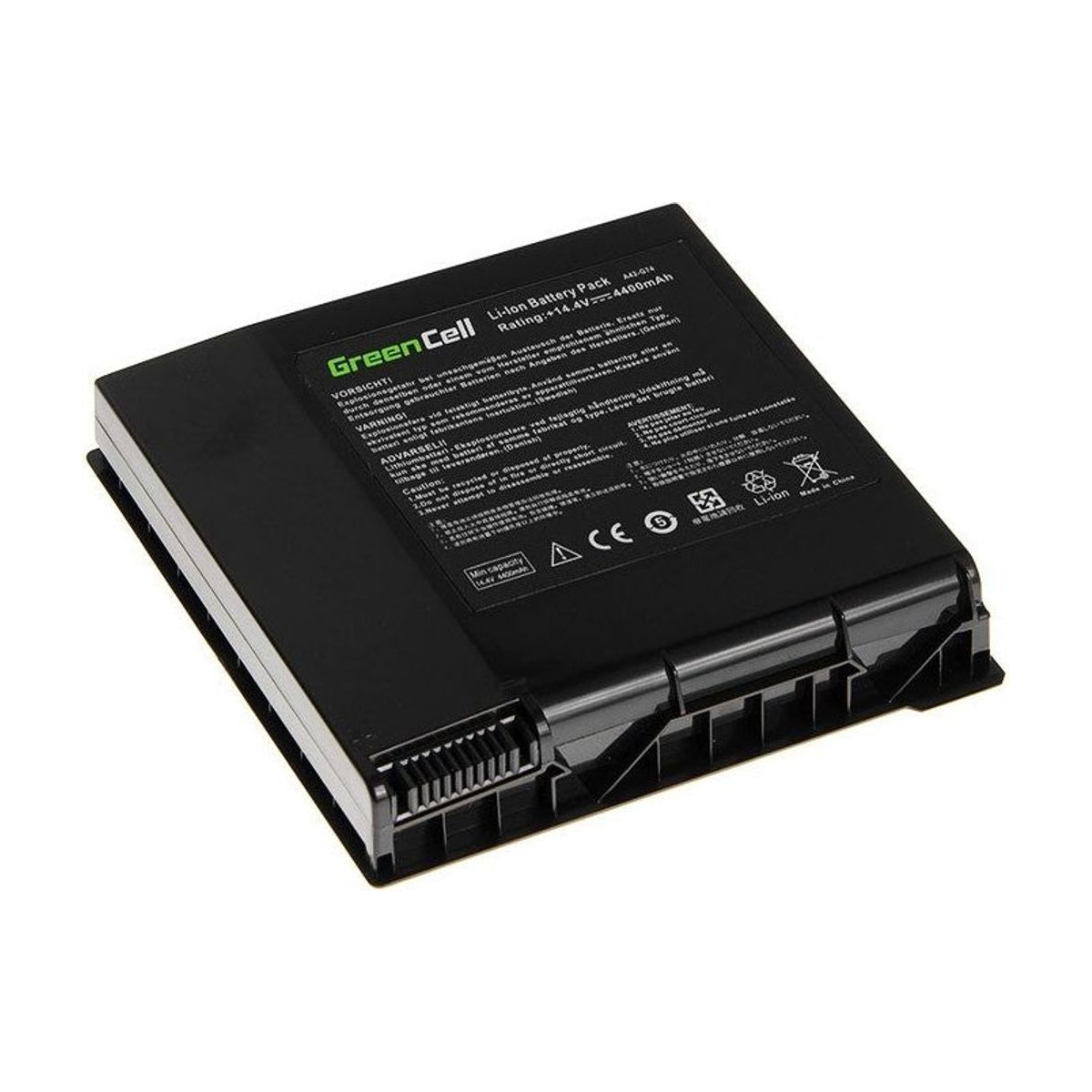 A42-G74 Laptop Battery for Asus G74, G74J, G74JH, Green Cell 4400mAh 1
