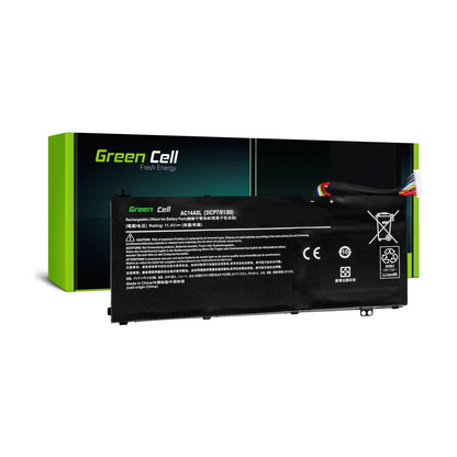 AC14A8L Laptop Battery for Acer Aspire Nitro V15, VN7-571G, Green Cell 3800mAh