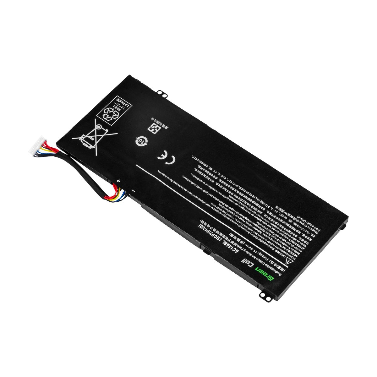 AC14A8L Laptop Battery for Acer Aspire Nitro V15, VN7-571G, Green Cell 3800mAh 4