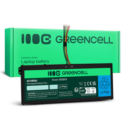 AC14B13J Laptop Battery for Acer Aspire 3, A315-23, A315-55G, Green Cell 3600mAh