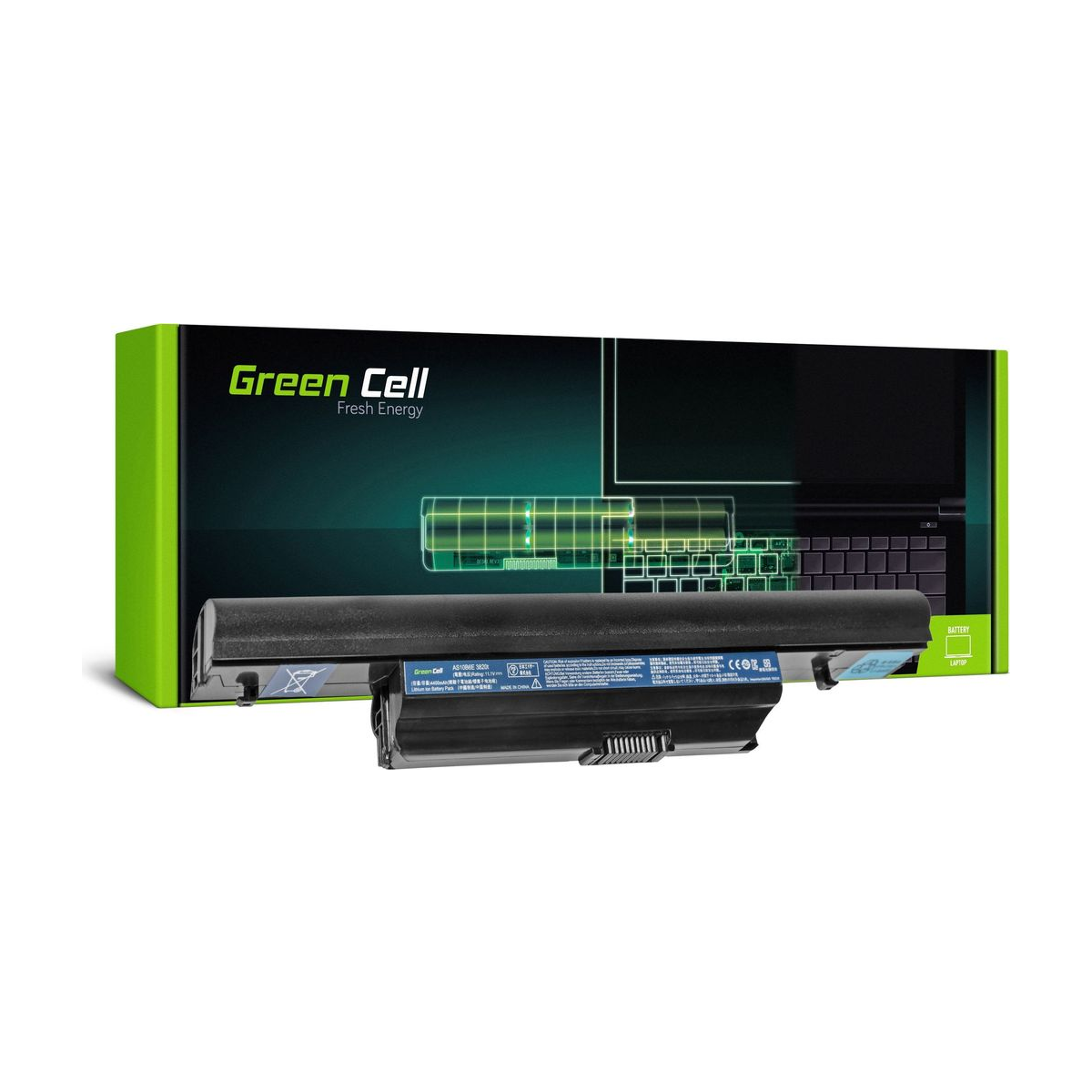 AS10B31 Laptop Battery for Acer Aspire 5553, 5745, 5745G, Green Cell 4400mAh