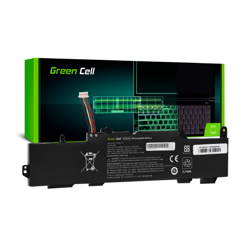 bateria green cell ss03xl do hp elitebook 735 g5 g6 745 g5 g6 830 g5 g6 836 g5 840 g5 g6 846 g5 g6