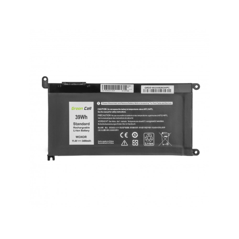 battery green cell wdx0r wdxor for dell inspiron 13 5368 5378 5379 14 5482 15 5565 5567 5568 5570 5578 5579 7560 7570 17 5770 2