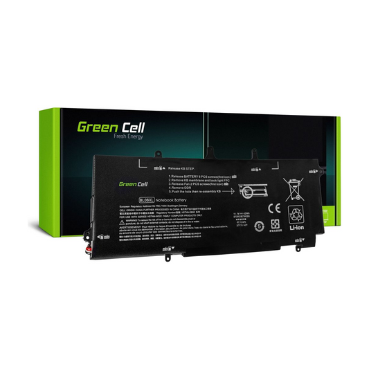 BL06XL Laptop Battery for HP EliteBook Folio 1040 G1 G2, Green Cell 3100mAh
