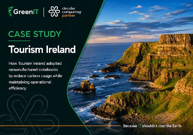 Cover of the GreenIT and Circular Computing case study on Tourism Ireland