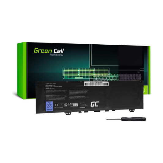 F62G0 Laptop Battery for Dell Inspiron 13, 5370, 7370, Green Cell 2310mAh