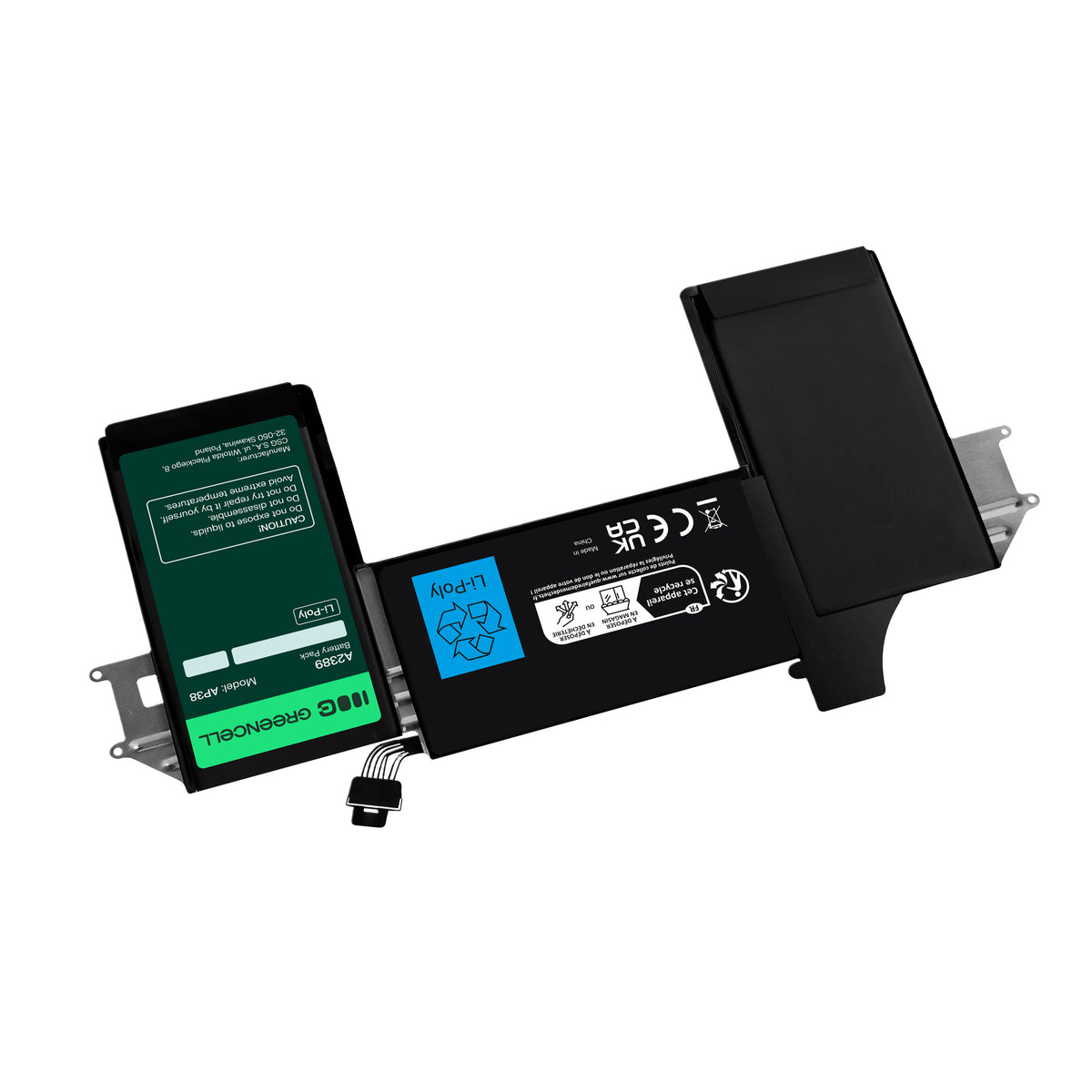 A2389 Laptop Battery for Apple, Green Cell 2700mAh 2