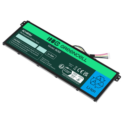 AC14B13J Laptop Battery for Acer Aspire ES1-111M, ES1-331, ES1-531, Green Cell 2100mAh 2