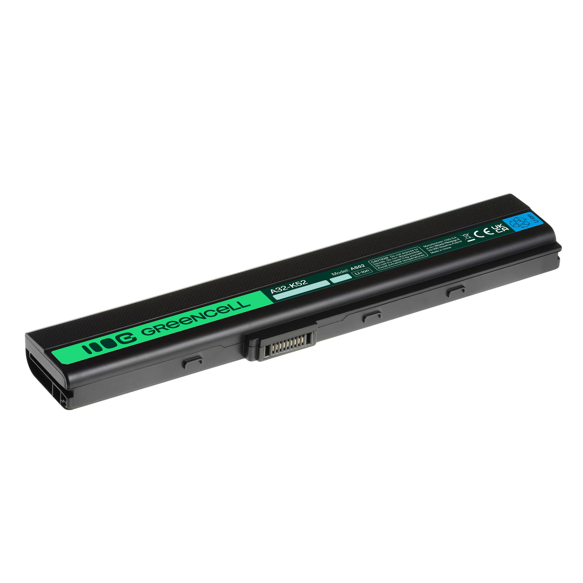 A32-K52 Laptop Battery for Asus K52, K52J, K52F A52, Green Cell 4400mAh 2