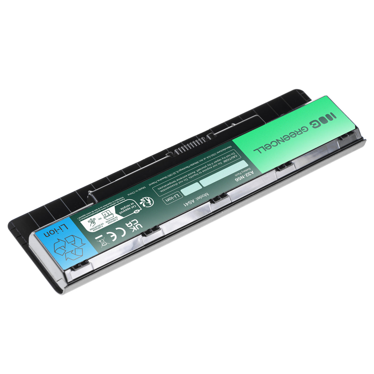 A32-N56 Laptop Battery for Asus N56, N56D, N56DP, Green Cell 4400mAh 3
