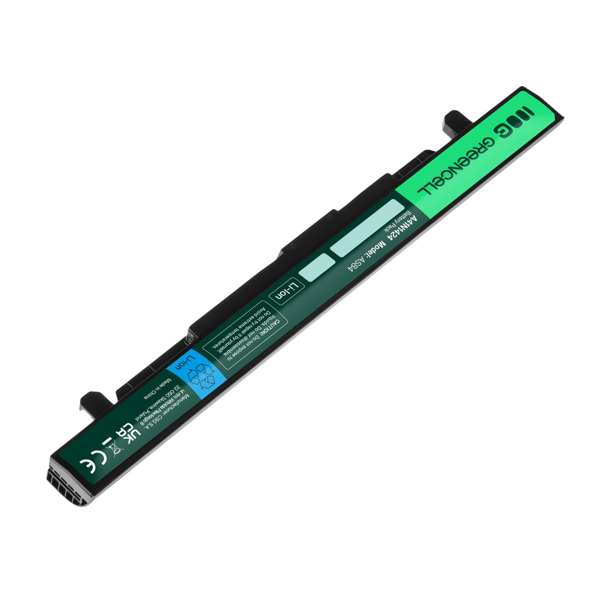 A41N1424 Laptop Battery for Asus GL552, GL552J, GL552JX, Green Cell 2200mAh 2
