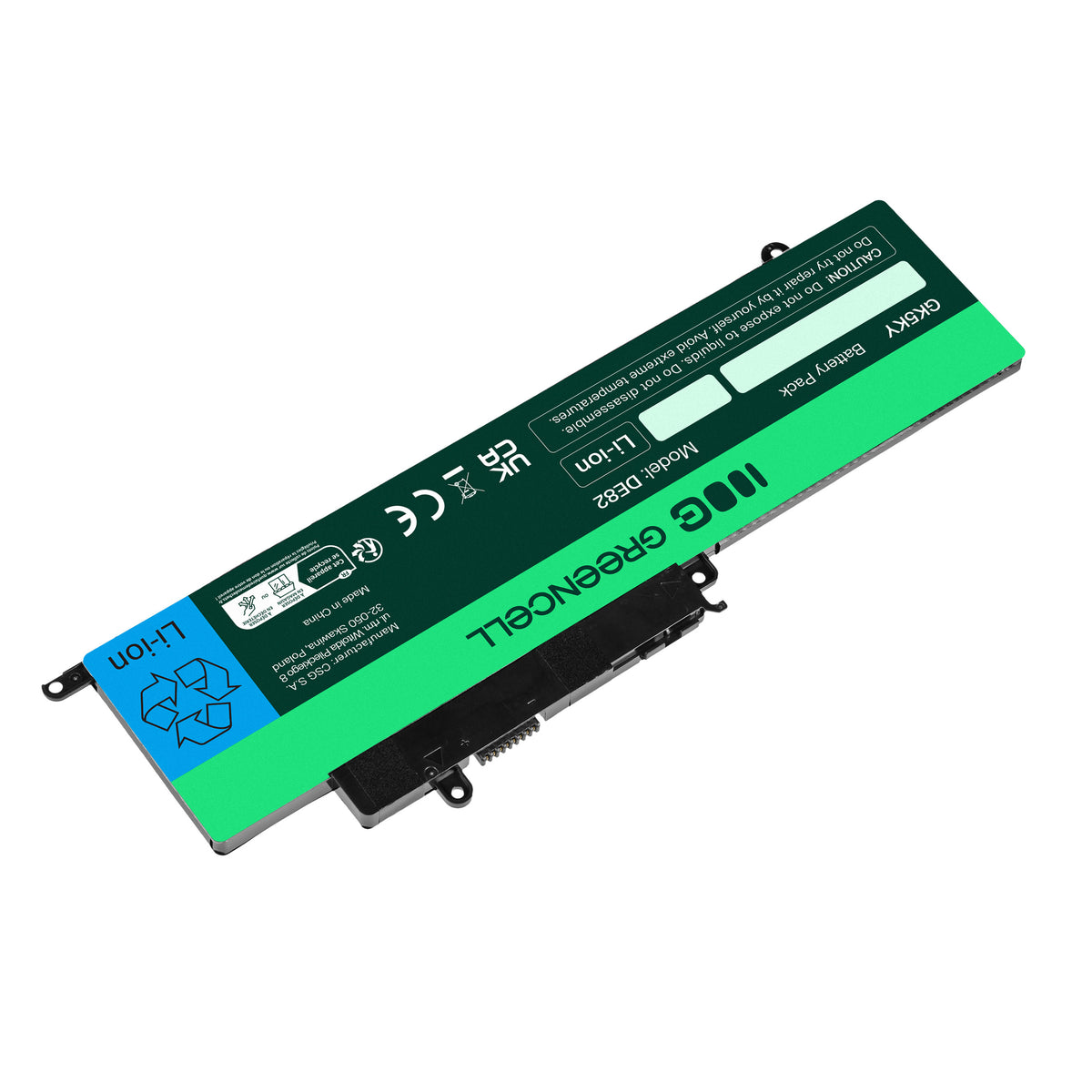 GK5KY Laptop Battery for Dell Inspiron 11, 3147, 3148, Green Cell 3500mAh 3