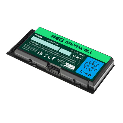 FV993 Laptop Battery for Dell Precision M4600, M4700, M4800, Green Cell 4400mAh 2