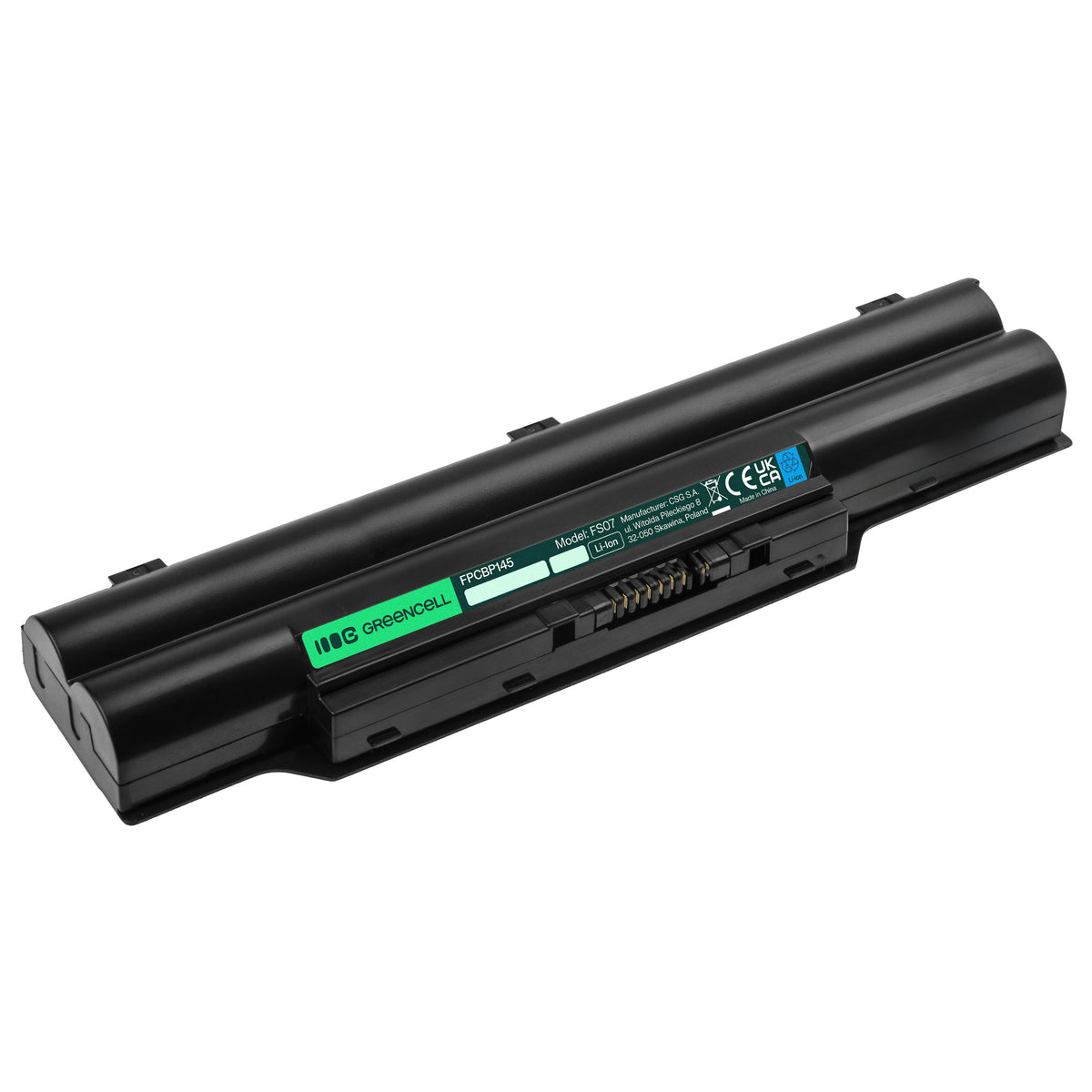 FPCBP145 Laptop Battery for Fujitsu LifeBook E751, E752, E781, Green Cell 4400mAh 1
