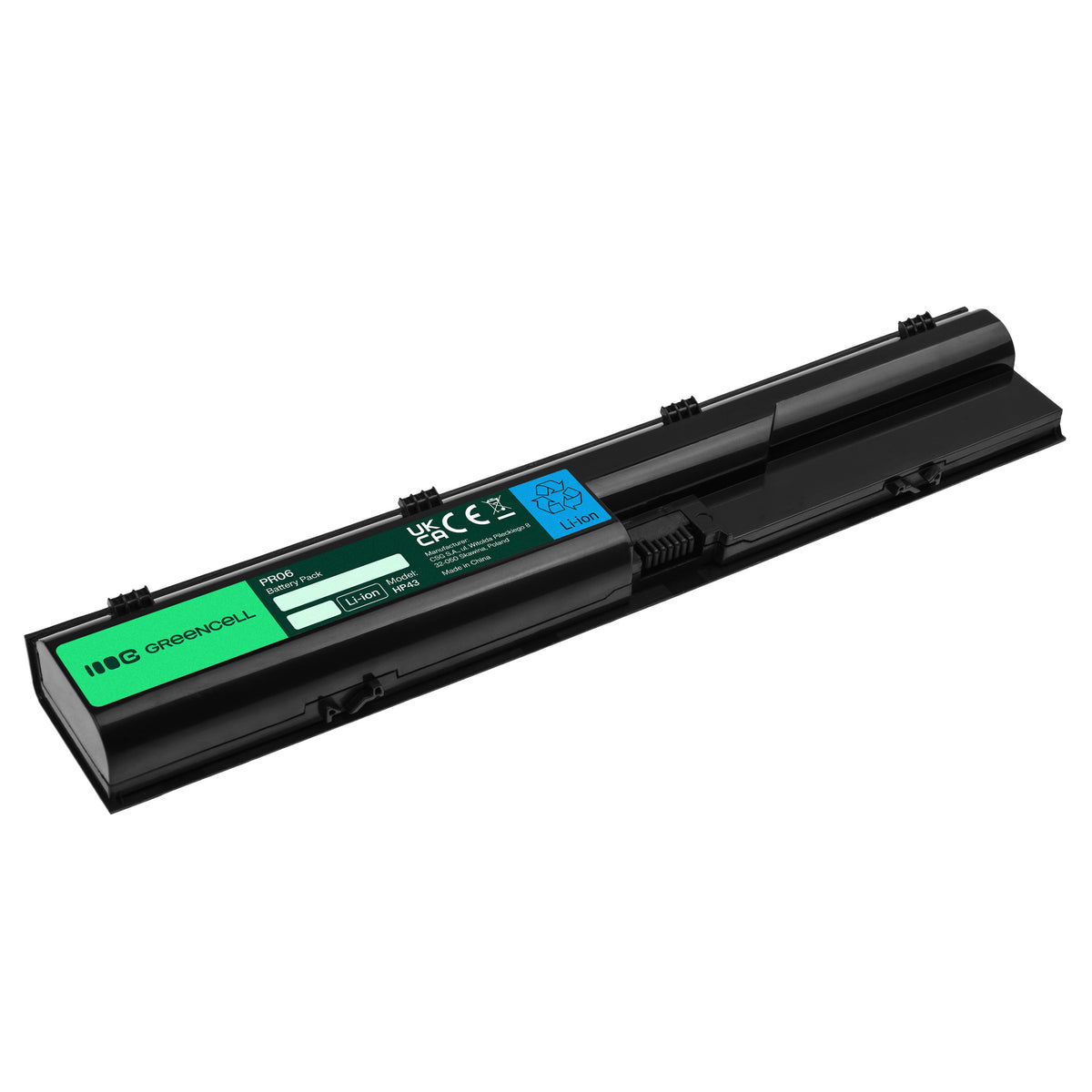 PR06 Laptop Battery for HP Probook 4330s, 4430s, 4440s, Green Cell 4400mAh 3