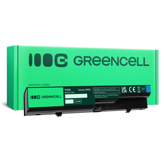 PH06 Laptop Battery for HP Compaq 620, 625, ProBook 4320s, Green Cell 4400mAh