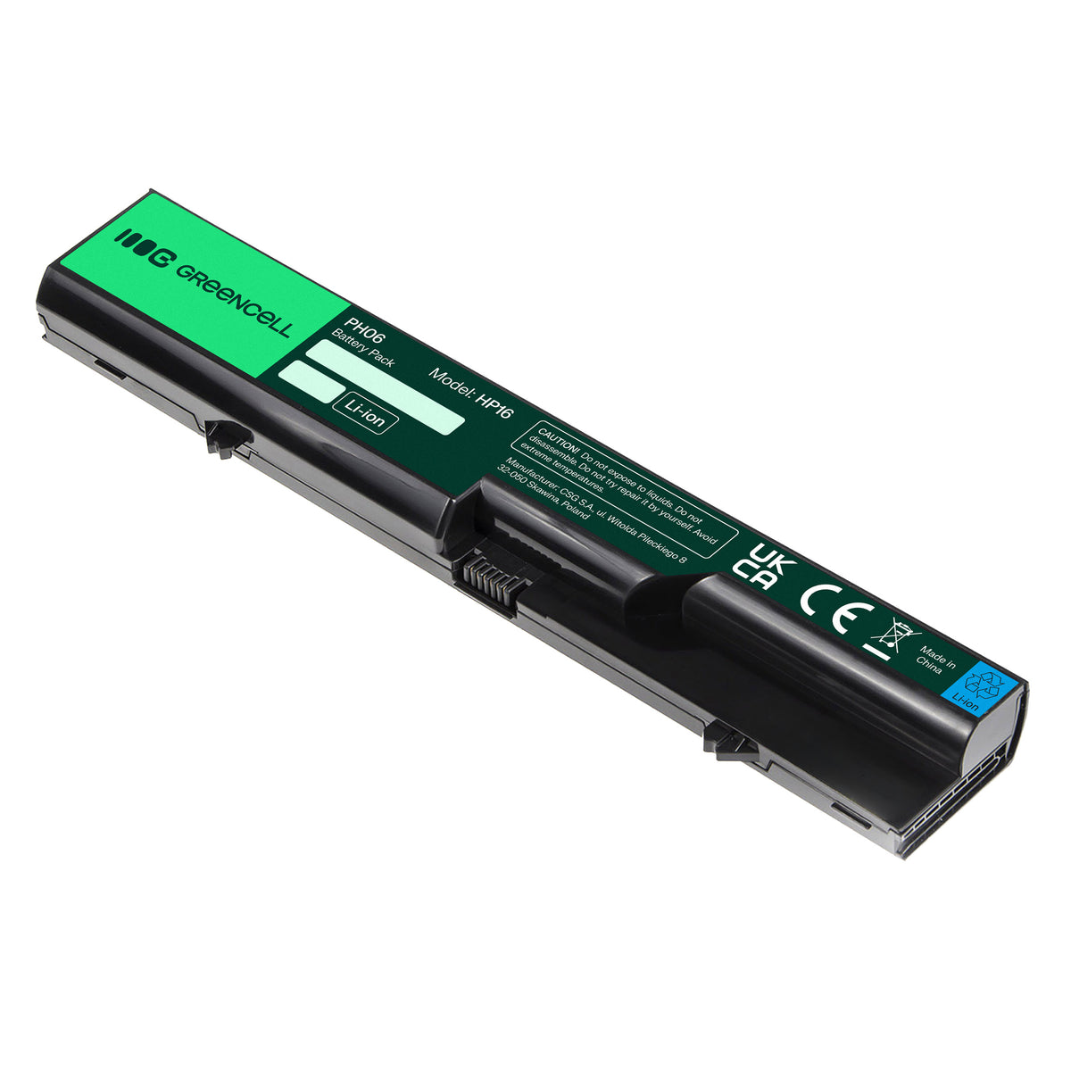 PH06 Laptop Battery for HP Compaq 620, 625, ProBook 4320s, Green Cell 4400mAh 2