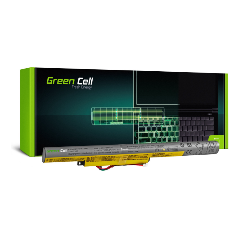 green cell battery for lenovo ideapad p500 z510 p400 144v 2200mah