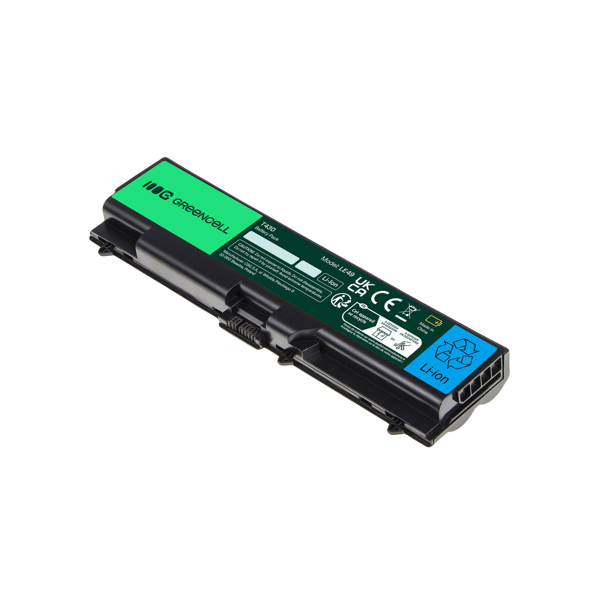 45N1001 Laptop Battery for Lenovo ThinkPad L430, T430i, L530, Green Cell 4400mAh 3