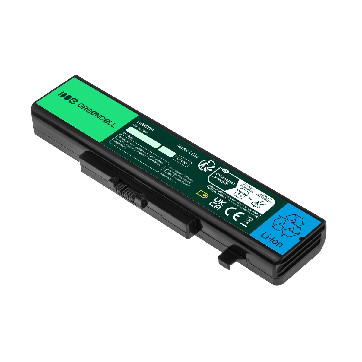 Laptop Battery for Lenovo G500, G505, G510, Green Cell 4400mAh 4