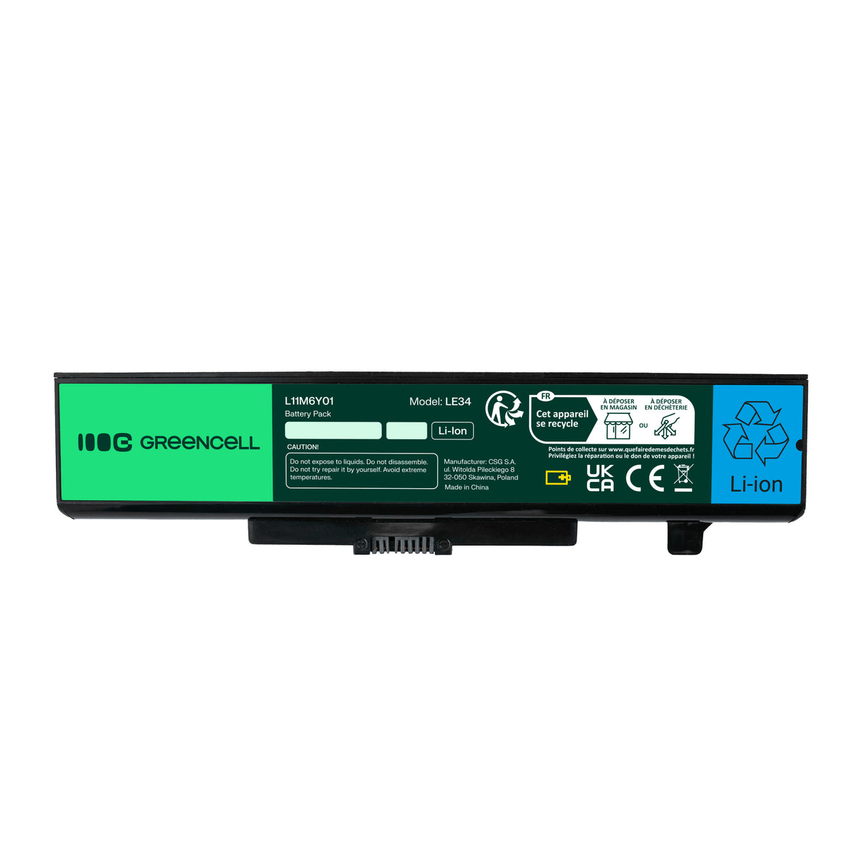 Laptop Battery for Lenovo G500, G505, G510, Green Cell 4400mAh 2