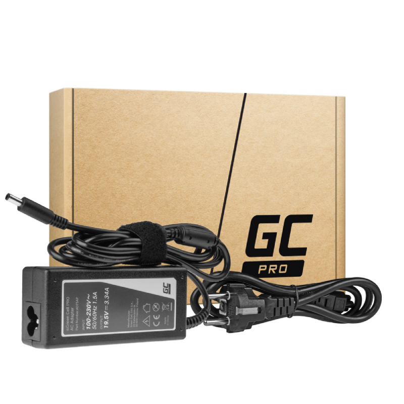 green cell pro charger ac adapter 195v 334a 65w for dell inspiron 15 3543 3558 3559 5552 5558 5559 5568 17 5758 5759