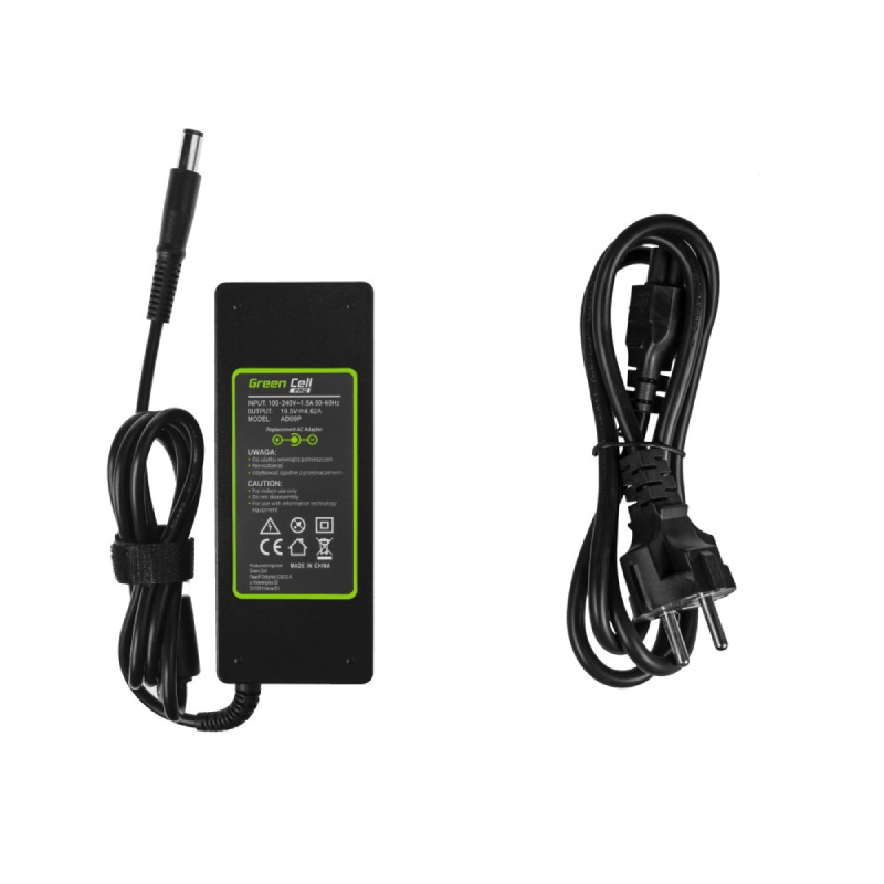 green cell pro charger ac adapter for dell 90w 195v 462a 74mm 50mm 2 1