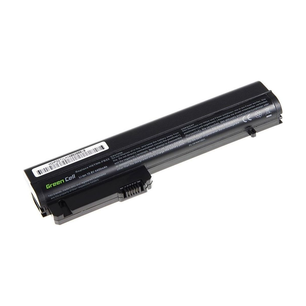 HSTNN-FB21 Laptop Battery for HP EliteBook 2530p, 2540p, Green Cell 4400mAh 1