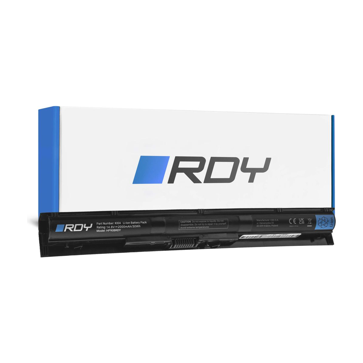 KI04 Laptop Battery for HP Pavilion 15-AB, 15-AB250NG, RDY 20000mAh