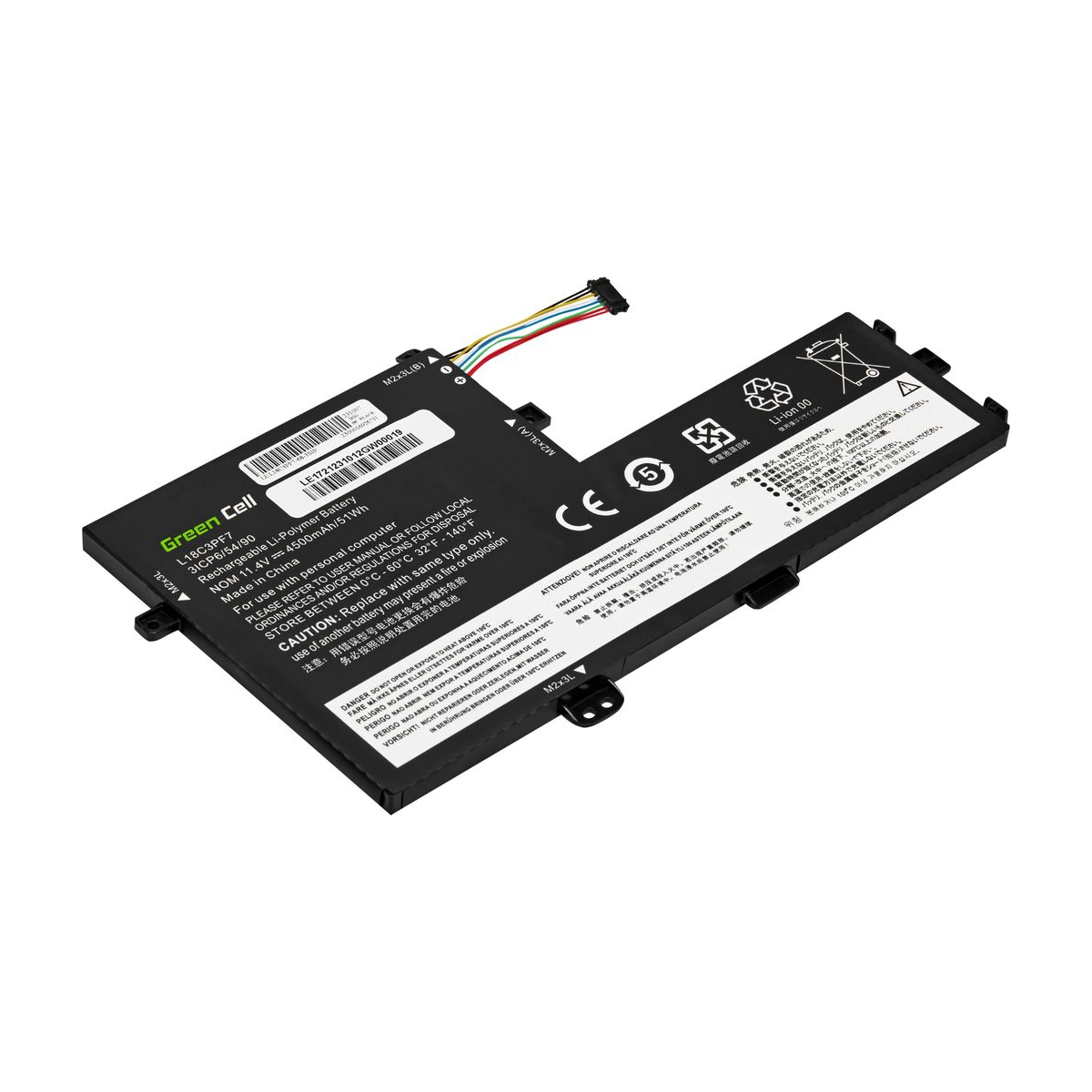 L18C3PF6 Laptop Battery for Lenovo IdeaPad C340-15IIL, S340-14API, Green Cell 4500mAh 1