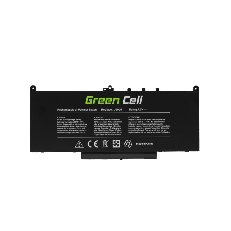laptop battery green cell j60j5 for dell latitude e7270 e7470 5800mah 2