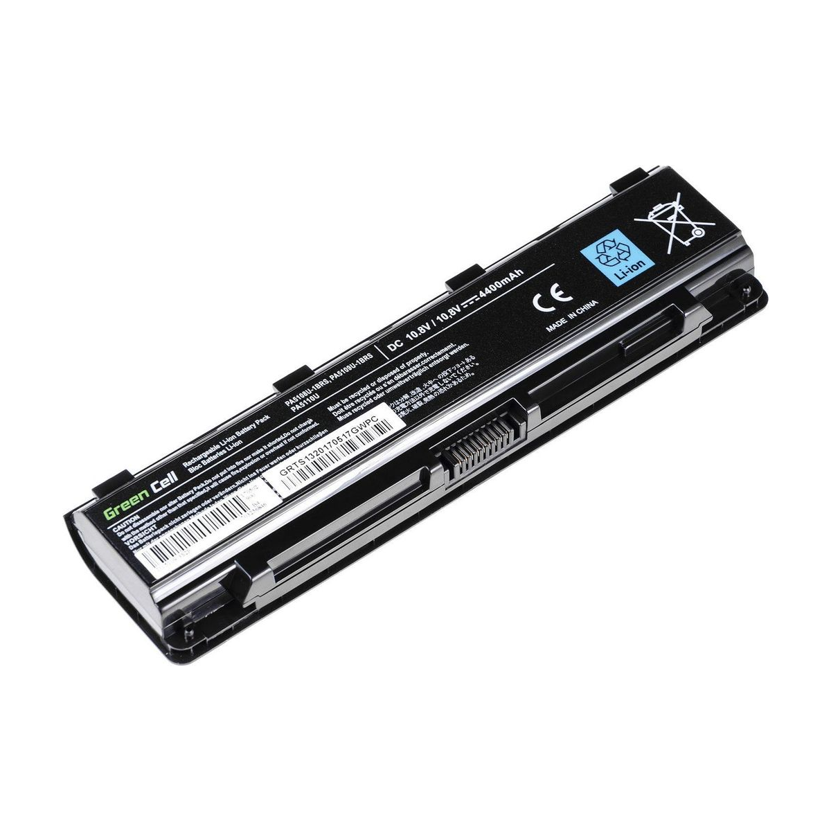 PA5109U-1BRS Laptop Battery for Toshiba Satellite C50, C50D C55, Green Cell 4400mAh 1
