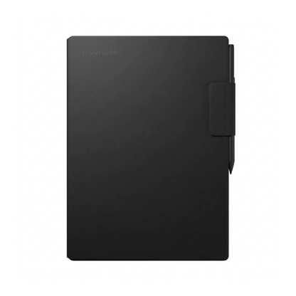 reMarkable Paper Pro Paper Tablet with Folio Premium Leather Black Case & Marker Plus