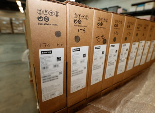 Packed and dispatched