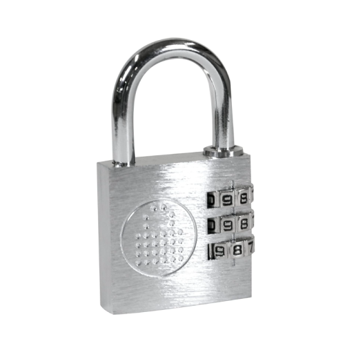 Lock n Charge Resettable Keyless Padlock Mini for CarryOn