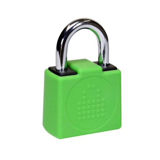 Lock n Charge Resettable Keyless Padlock for Carrier Silicone Covered