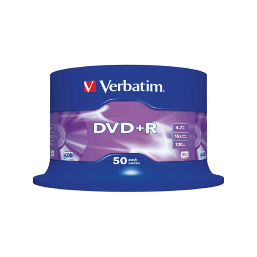 Verbatim DVD+R 16x 50pk Spindle