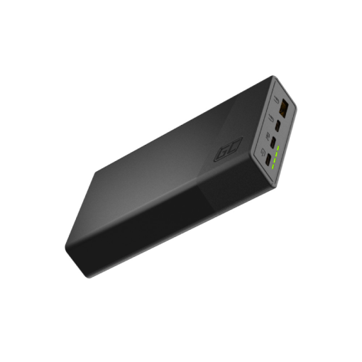 green cell gc powerplay 20s power bank 20000mah 225w pd usb c with fast charging portable phone charger for iphone 15 14 13 12